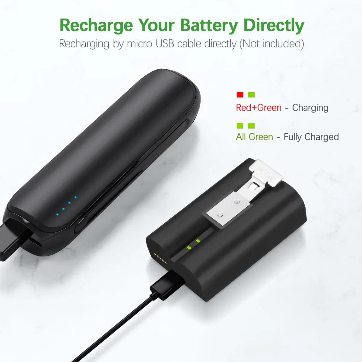 EBL SM002 Rechargeable Battery for Ring camera Doorbell 2/3/4/3 plus