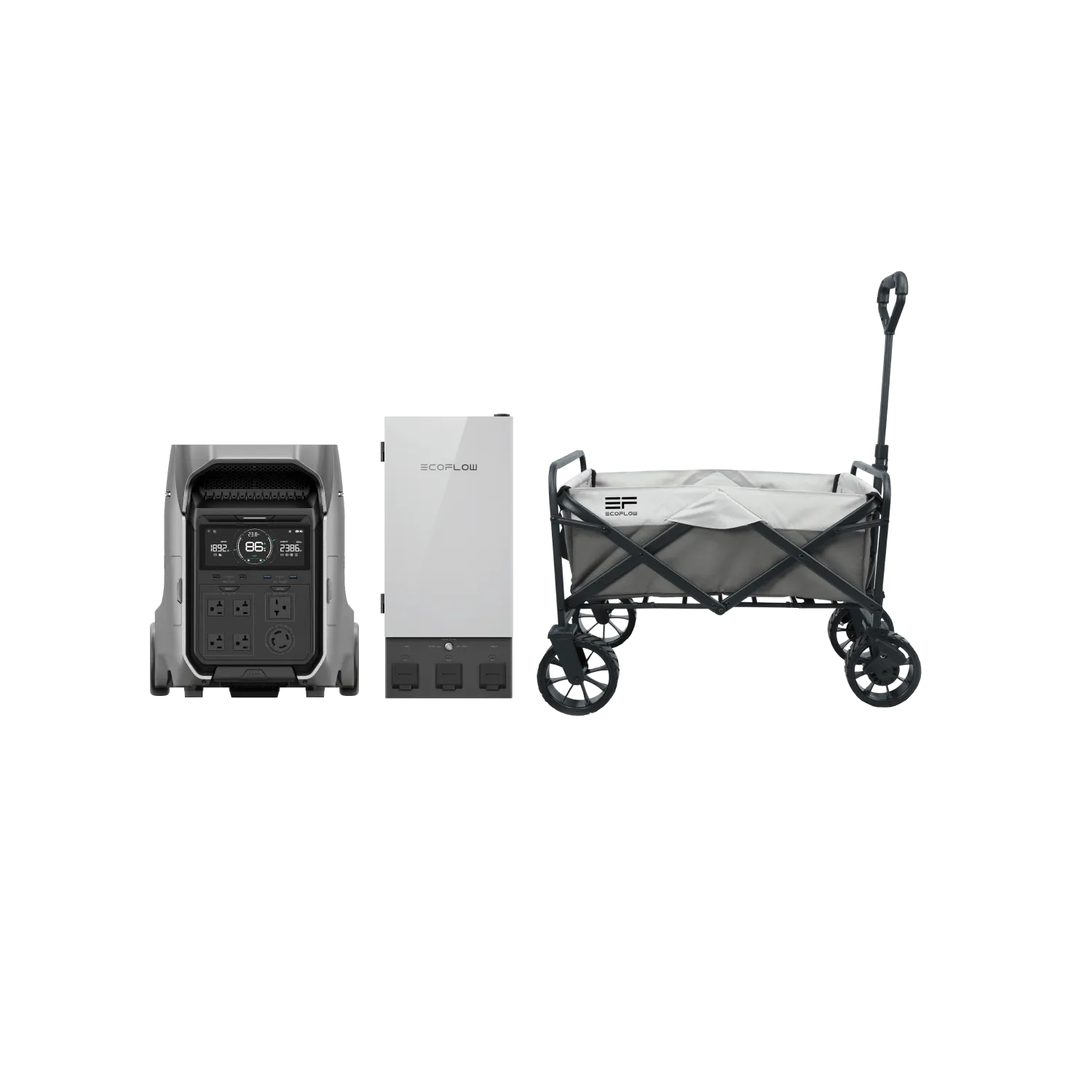 EcoFlow DELTA Pro 3   Smart Home Panel 2   Folding Wagon Cart