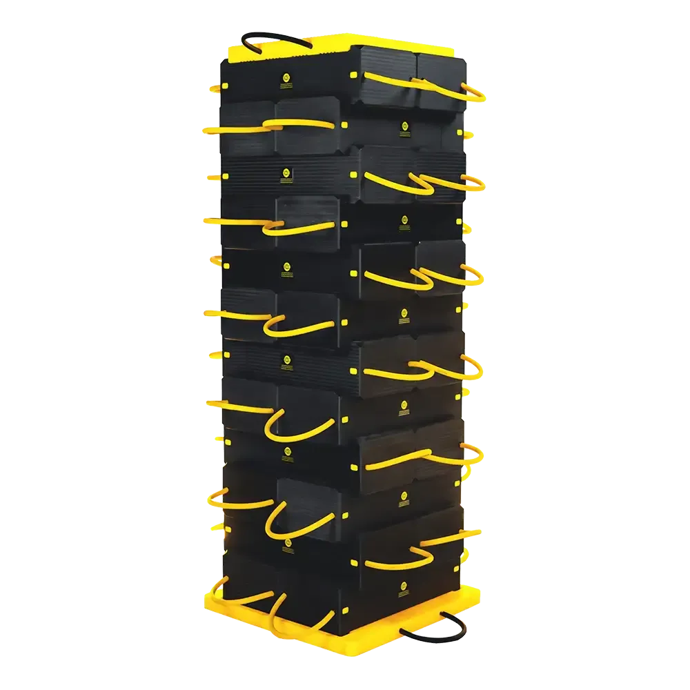 Esco 20-pcs CribLok Cribbing System w/ Plates, 47" Max Height - 12538