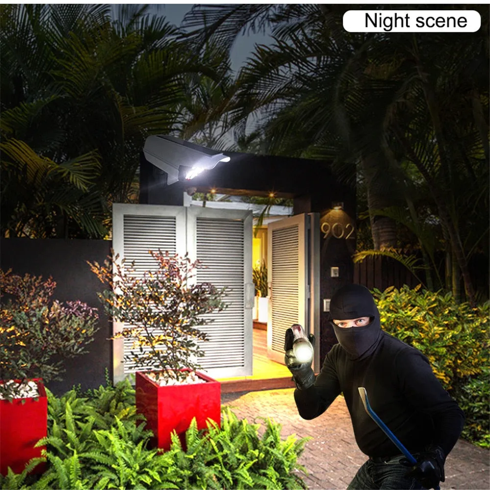 Fake Camera & Dummy Floodlight Motion Sensor Spotlight Waterproof