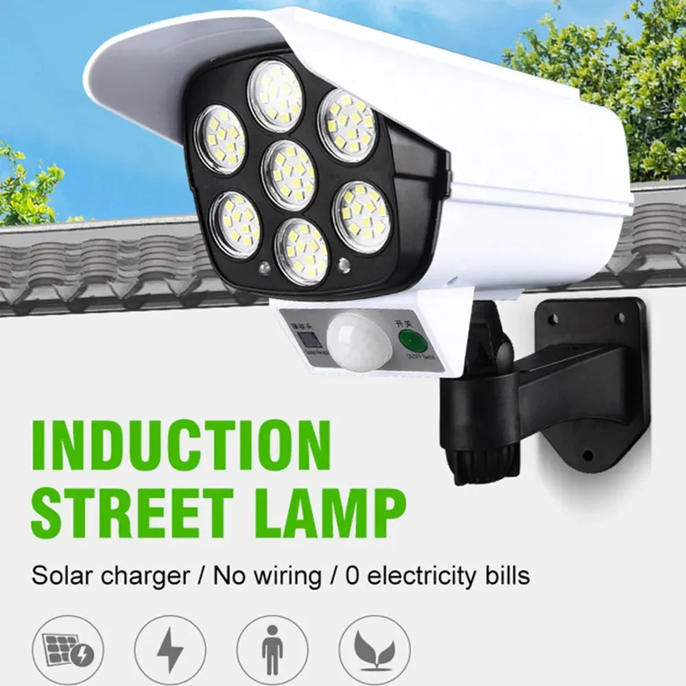 Fake Camera & Dummy Floodlight Motion Sensor Spotlight Waterproof