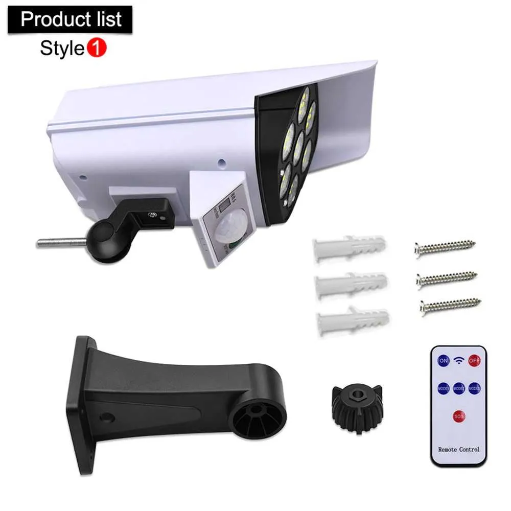 Fake Camera & Dummy Floodlight Motion Sensor Spotlight Waterproof