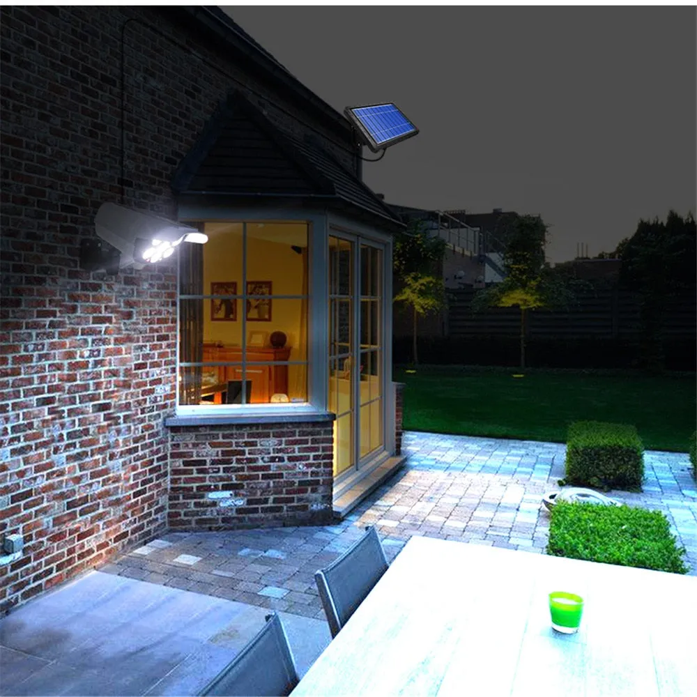 Fake Camera & Dummy Floodlight Motion Sensor Spotlight Waterproof