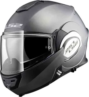 FF399 Valiant LS2 Single Mono Helmet, Matte Titanium