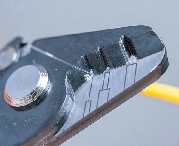 Fiber Optic Stripper, Three Hole