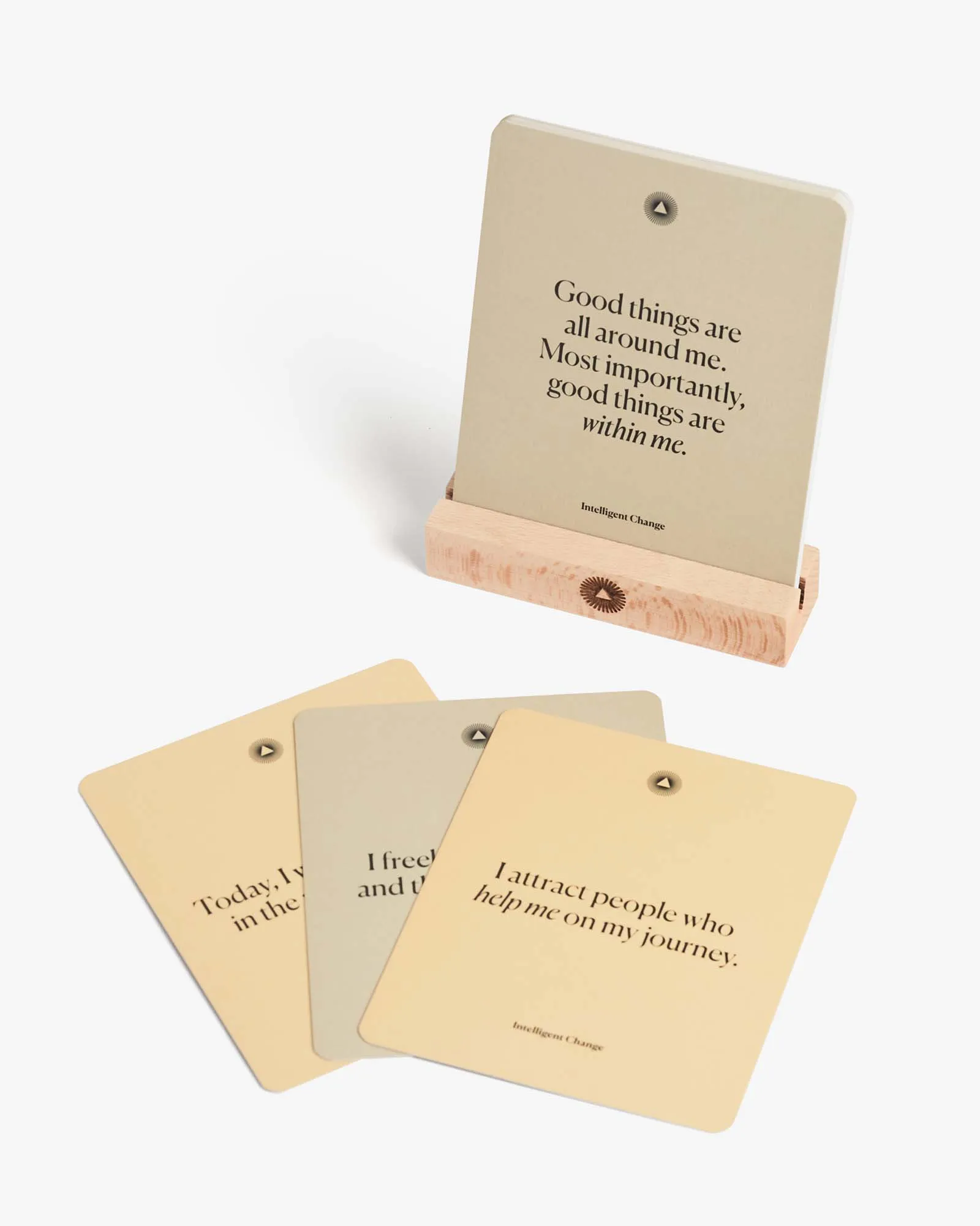 Five Minute Journal and Mindful Affirmations Cards Bundle by Intelligent Change