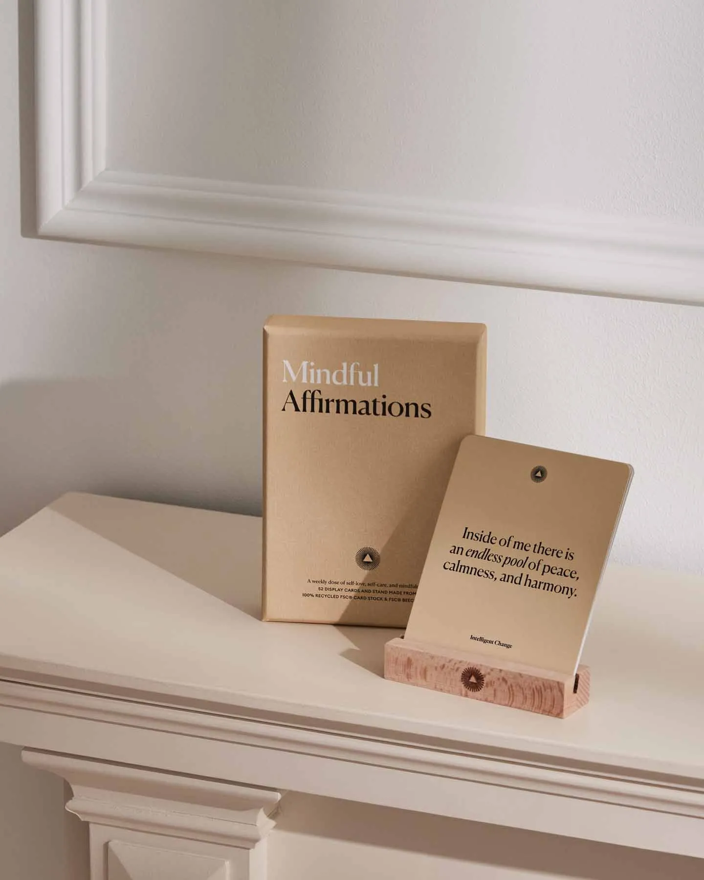 Five Minute Journal and Mindful Affirmations Cards Bundle by Intelligent Change