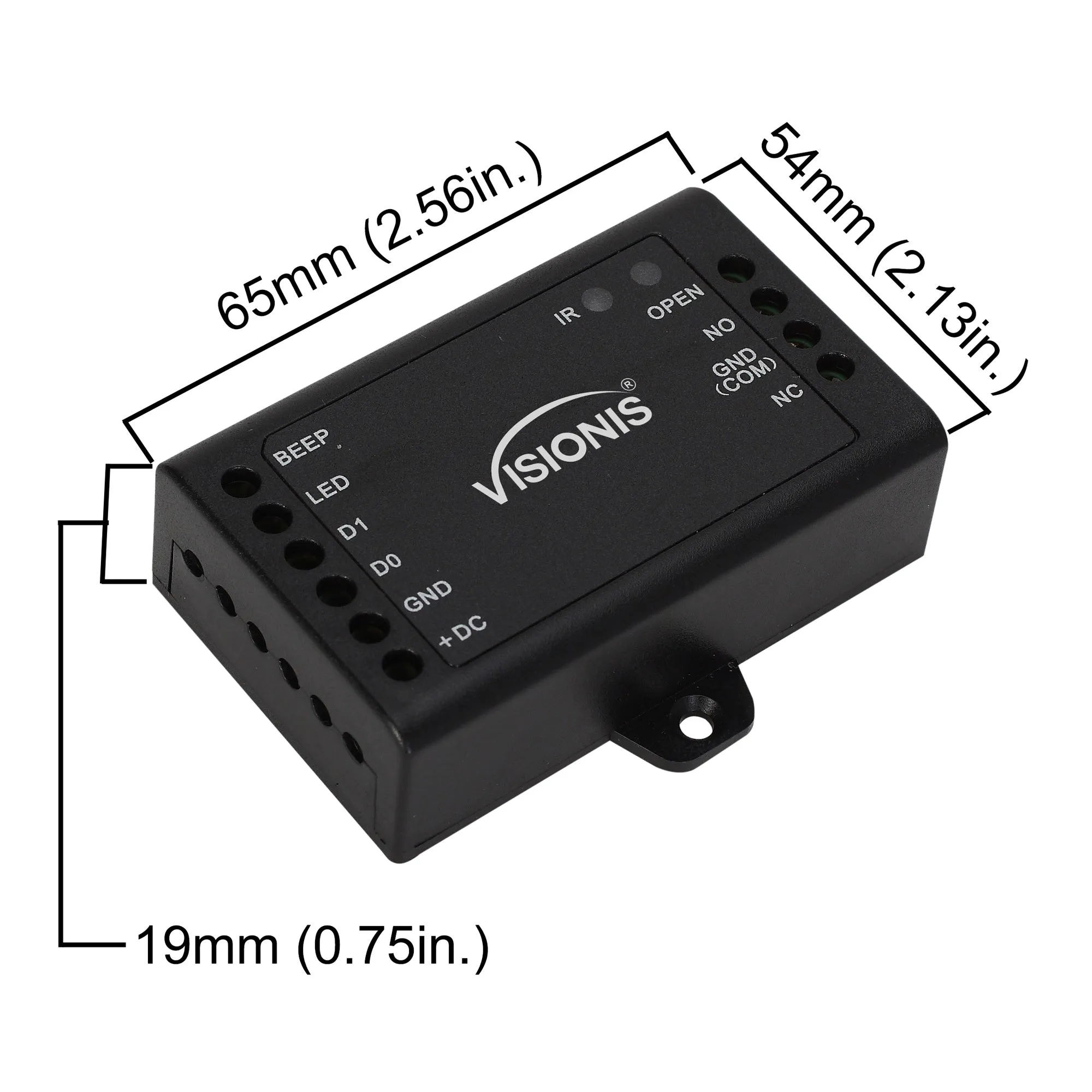 FPC-5543 One Door Access Control 2,600lbs Electric Drop Bolt Fail Secure Time Delay   Key Cylinder   Indoor Use Only Keypad/Reader Standalone With Mini Controller   Wiegand 26, No Software, EM Card