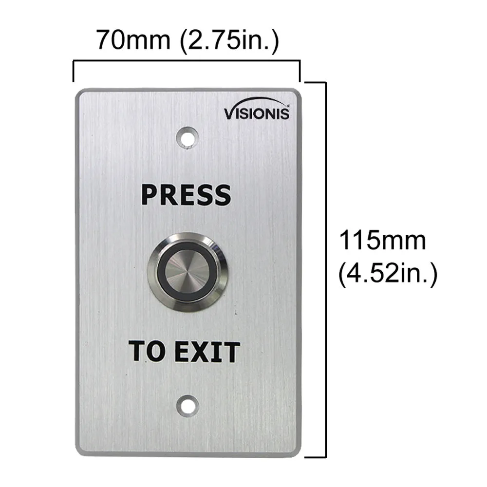 FPC-5543 One Door Access Control 2,600lbs Electric Drop Bolt Fail Secure Time Delay   Key Cylinder   Indoor Use Only Keypad/Reader Standalone With Mini Controller   Wiegand 26, No Software, EM Card