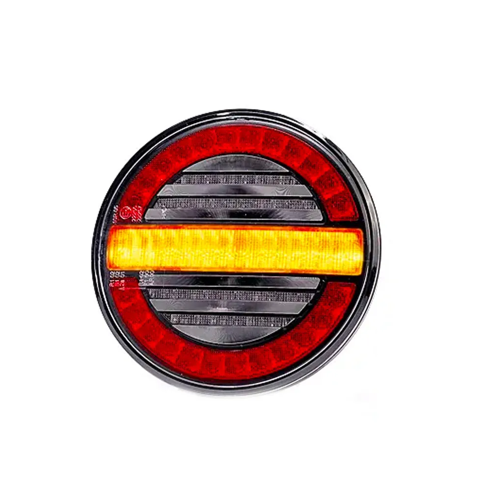 Fristom Round Hamburger Style Trailer Lamp with Dynamic Indicator