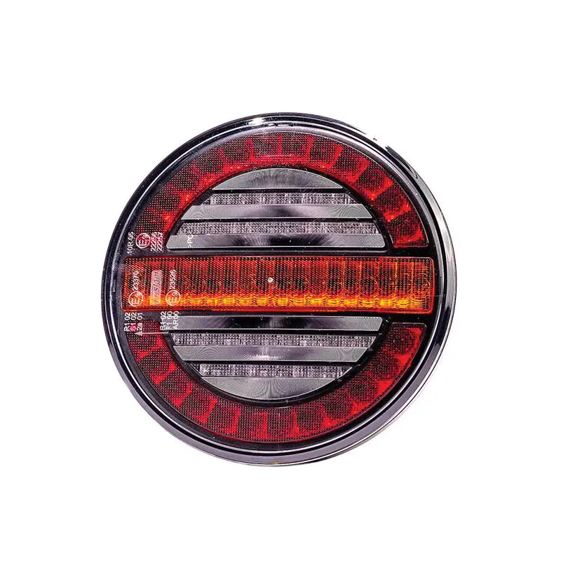 Fristom Round Hamburger Style Trailer Lamp with Dynamic Indicator