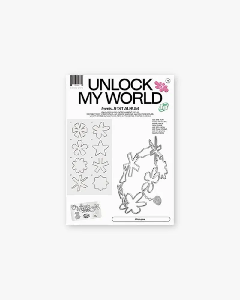 FROMIS_9 - UNLOCK MY WORLD (1ST ALBUM) (3 VERSIONS)