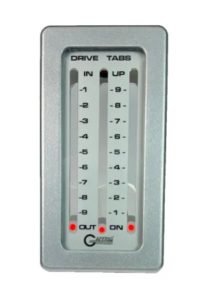 GAFFRIG PART #241 MECHANICAL INDICATOR, 1 DRIVE/2 TABS, MERCURY- CARD - PLATINUM CARD