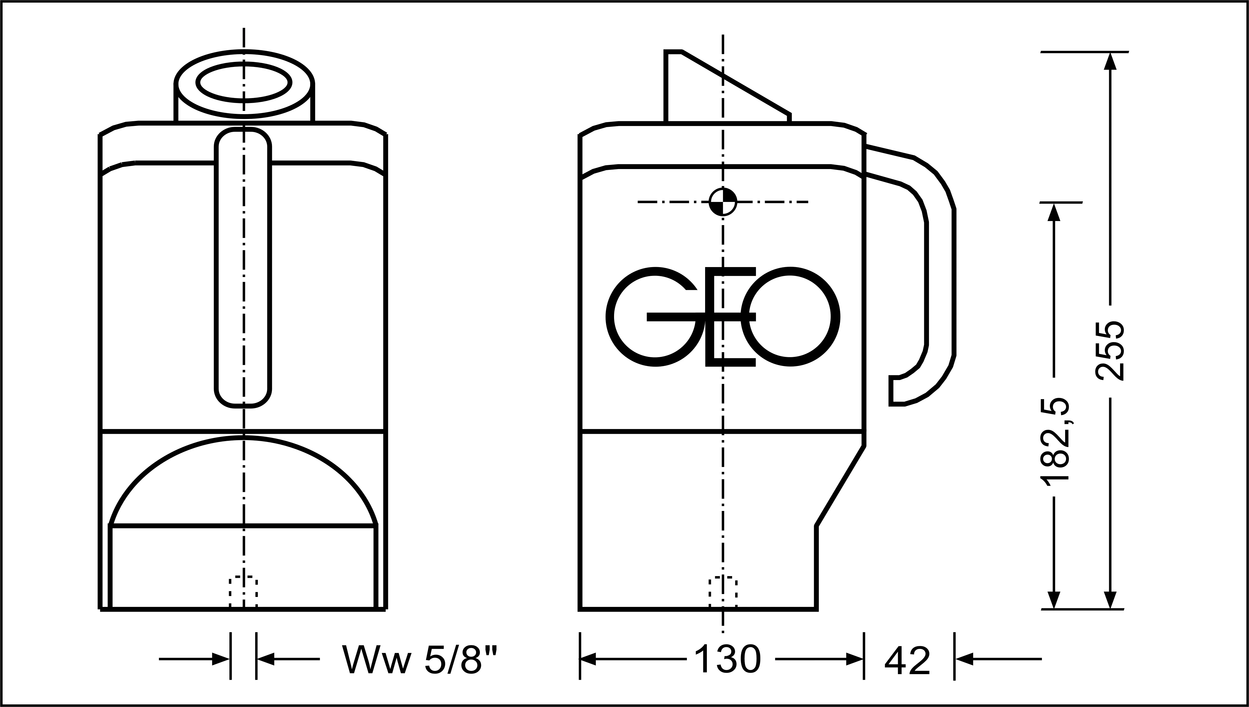GEO-Laser LL-92L plumb down  /-2.5mm / 100m Green Beam Laser