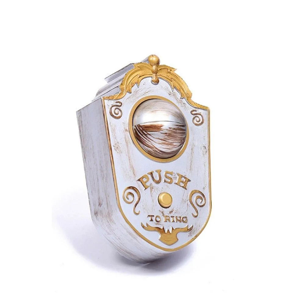 Glowing Halloween Animated Eyeball Doorbell Decoration Battery-Powered One-Eyed