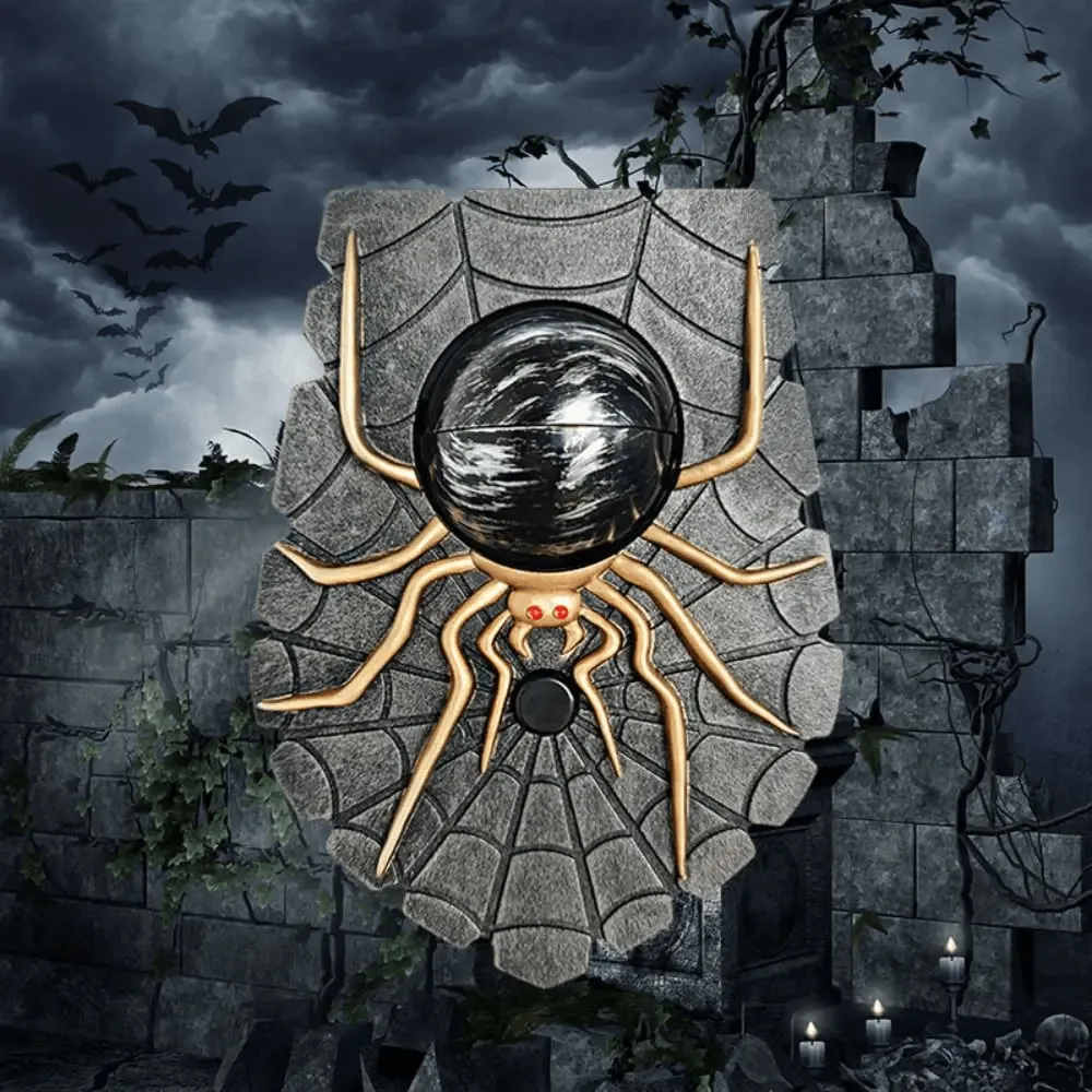 Glowing Halloween Animated Eyeball Doorbell Decoration Battery-Powered One-Eyed