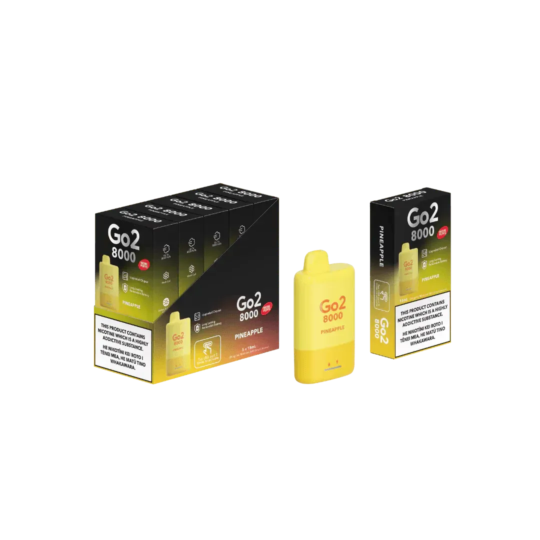 Go2 8000 Disposable Pineapple 35mg/mL