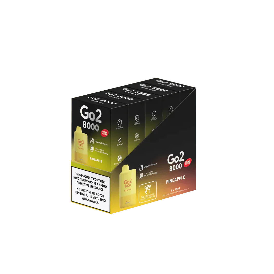 Go2 8000 Disposable Pineapple 35mg/mL