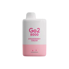 Go2 8000 Disposable Strawberry Cream 35mg/mL