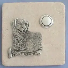 Golder Retriever Dog Stone Doorbell