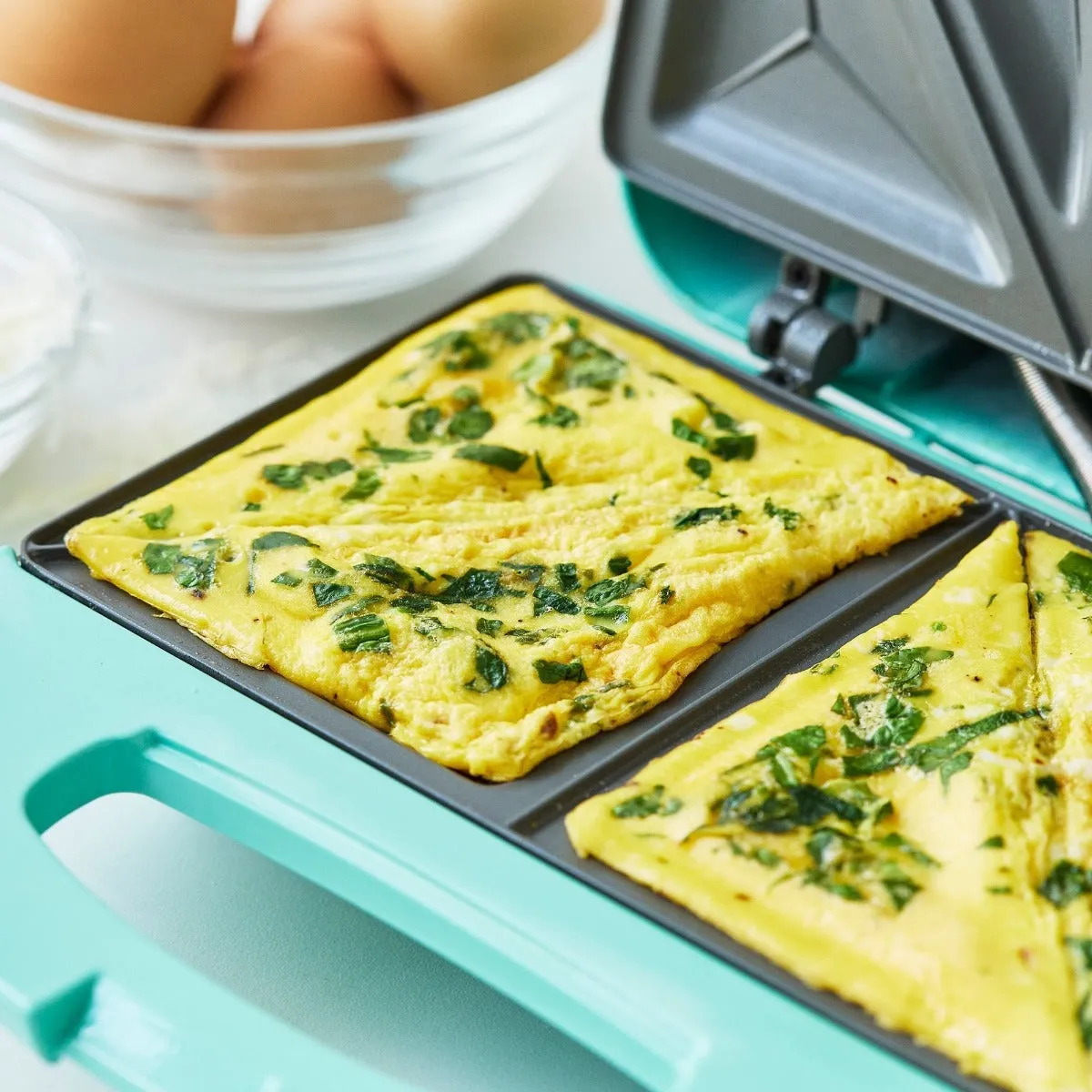 GreenLife Sandwich Maker | Turquoise