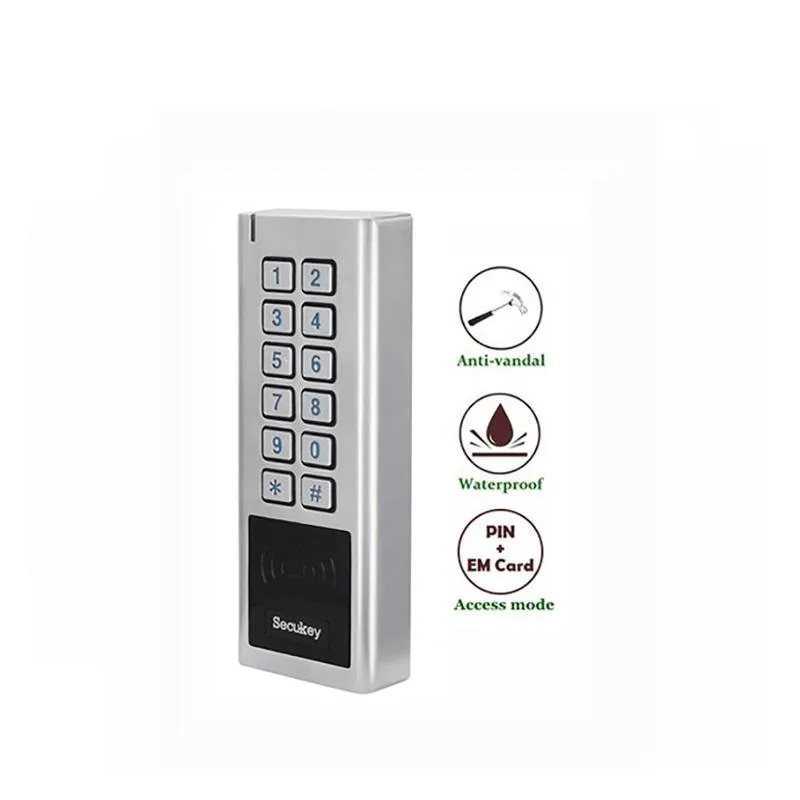 GT100 Smart Lock for outdoors (RFID card, remote control and keypad)