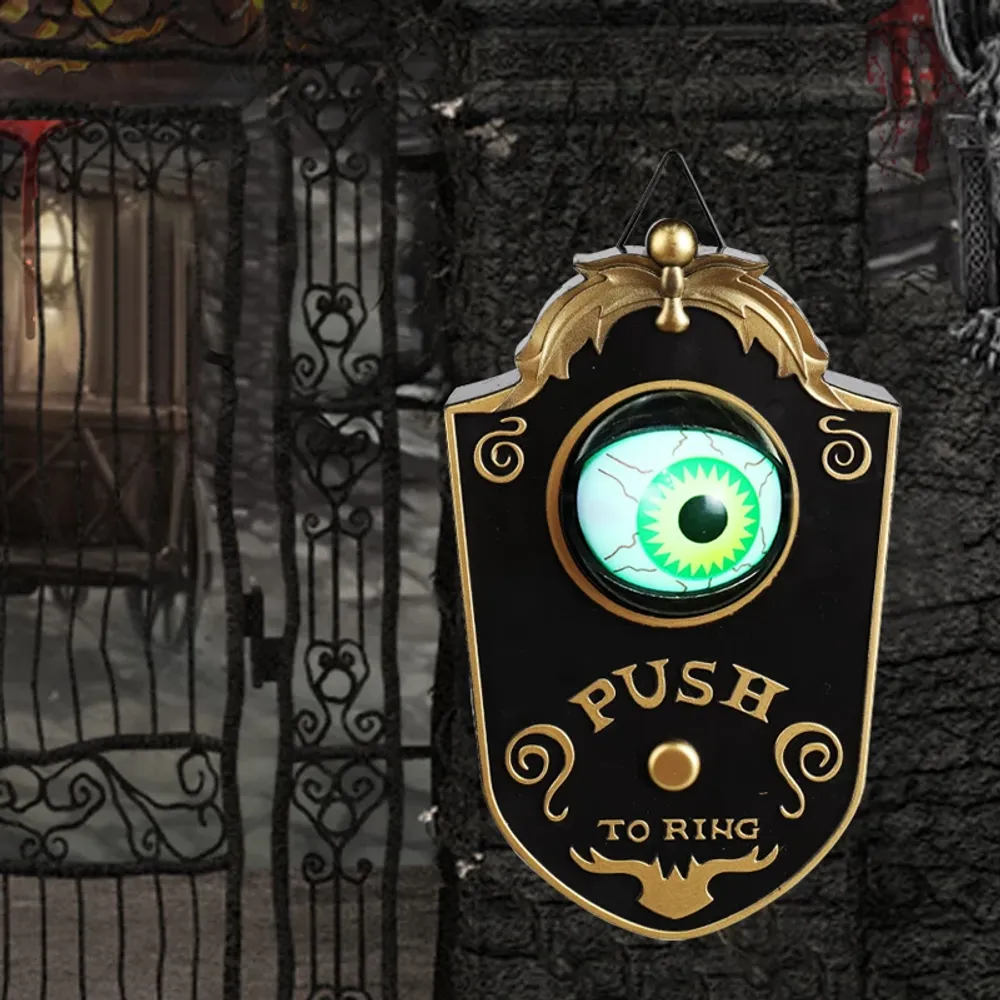Halloween Decoration One-eyed Doorbell Horror