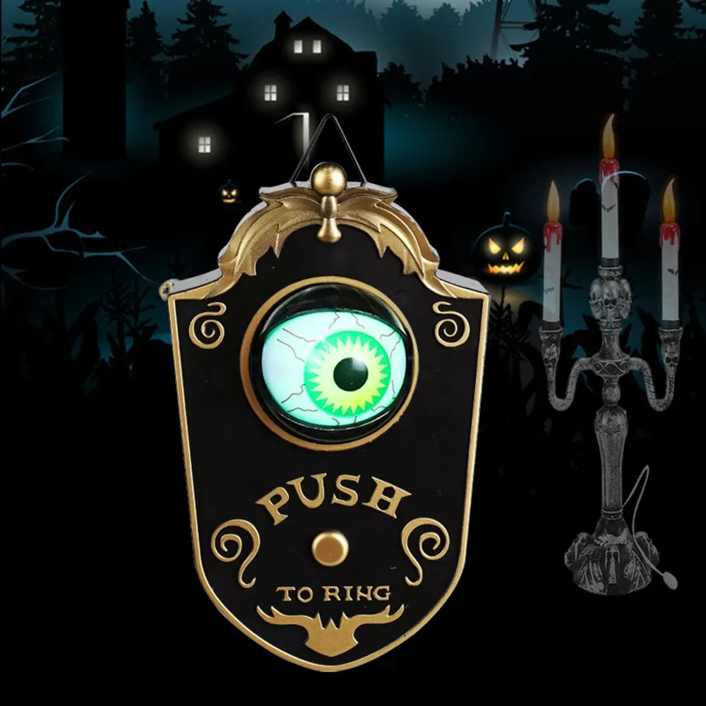 Halloween Decoration One-eyed Doorbell Horror