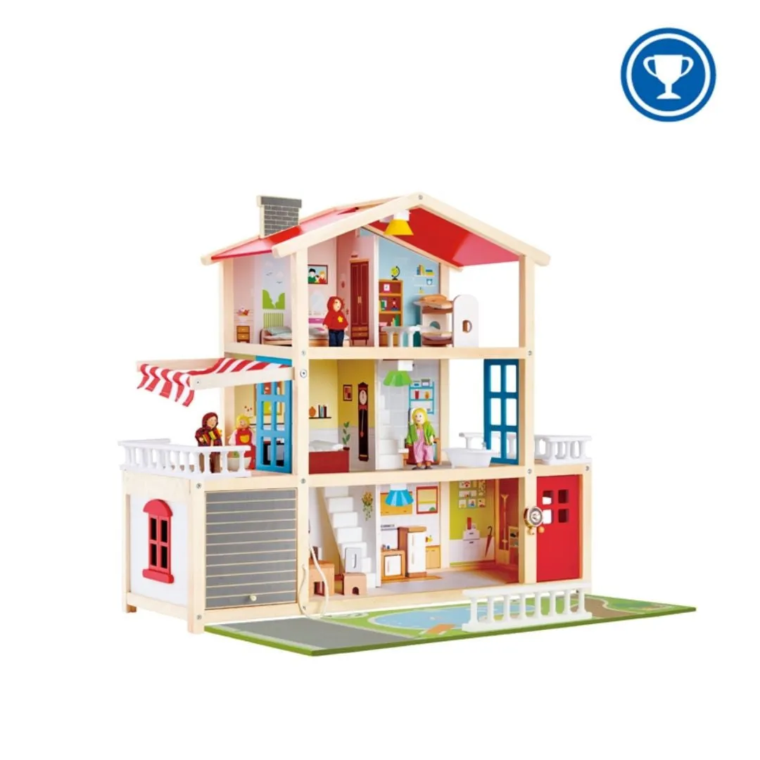 Hape Doll Family Mansion (3y )