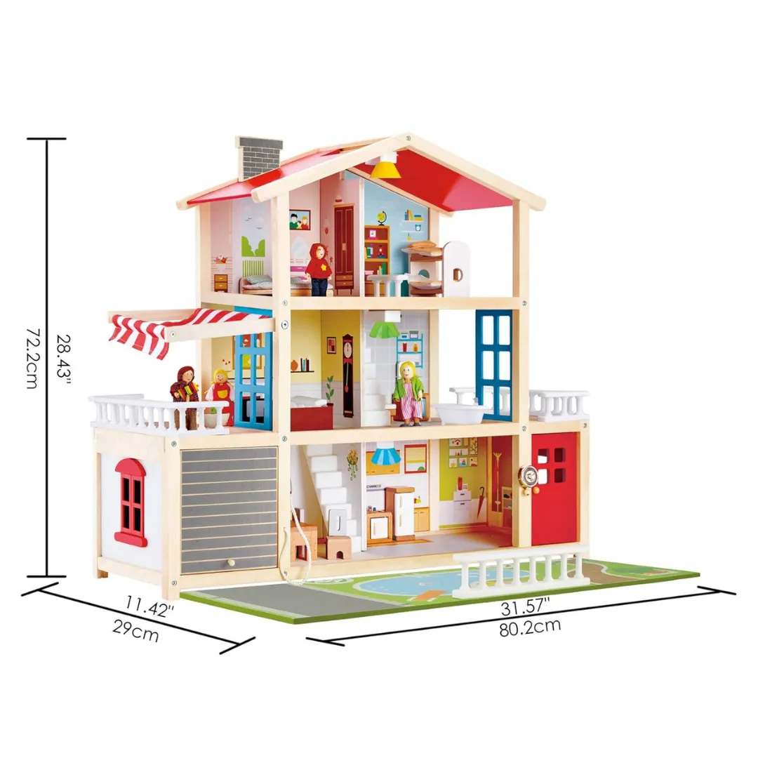 Hape Doll Family Mansion (3y )
