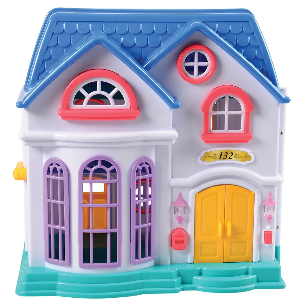 Happy Home Take-Along Doll House | 33 Piece Set