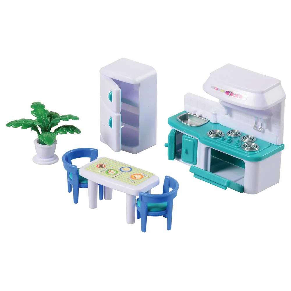 Happy Home Take-Along Doll House | 33 Piece Set