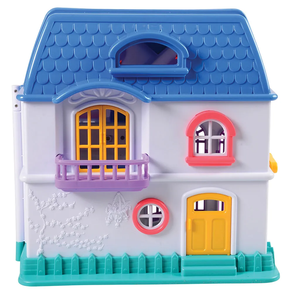 Happy Home Take-Along Doll House | 33 Piece Set