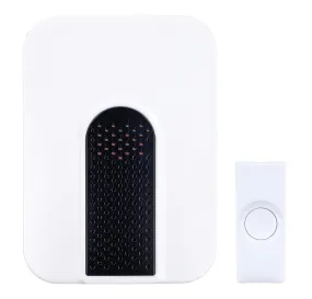 Heath Zenith SL-7306-03 Wireless Door Chime Kit, Plastic