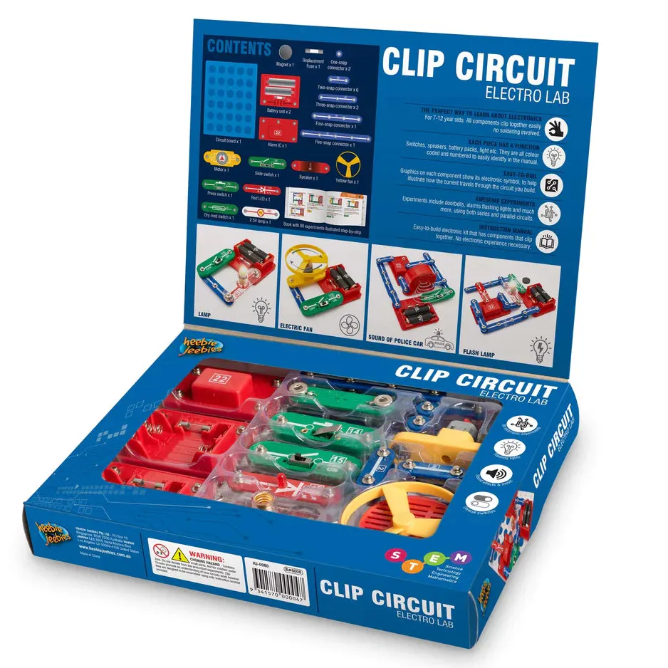Heebie Jeebies Clip Circuit Electro Lab Early Science STEM Toys 7yrs 