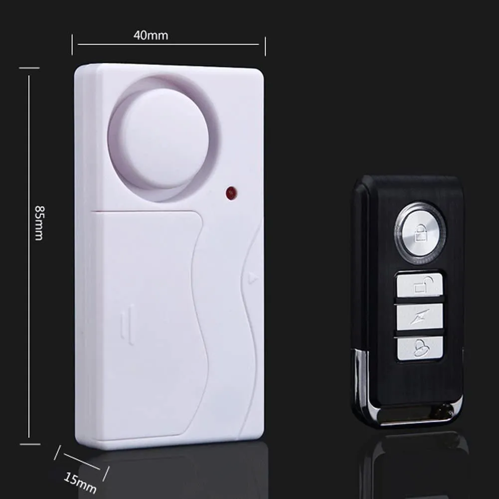 HENDUN Wireless Door Alarm with Remote, Windows Open Alarms,Home Security Sensor, Pool Alarm for Kids Safety, Prevent Robbery (2 Pack)