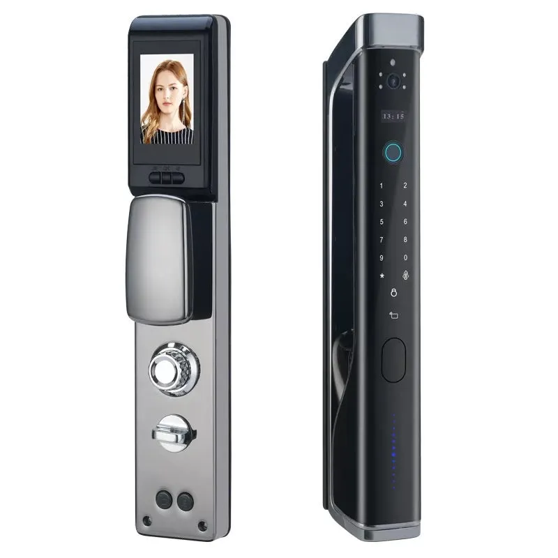 HI TOWER | Smart Lock With High Quality Camera, Remote APP Unlock, Electronic Fingerprint, Digital Card, Key & Passcode .
