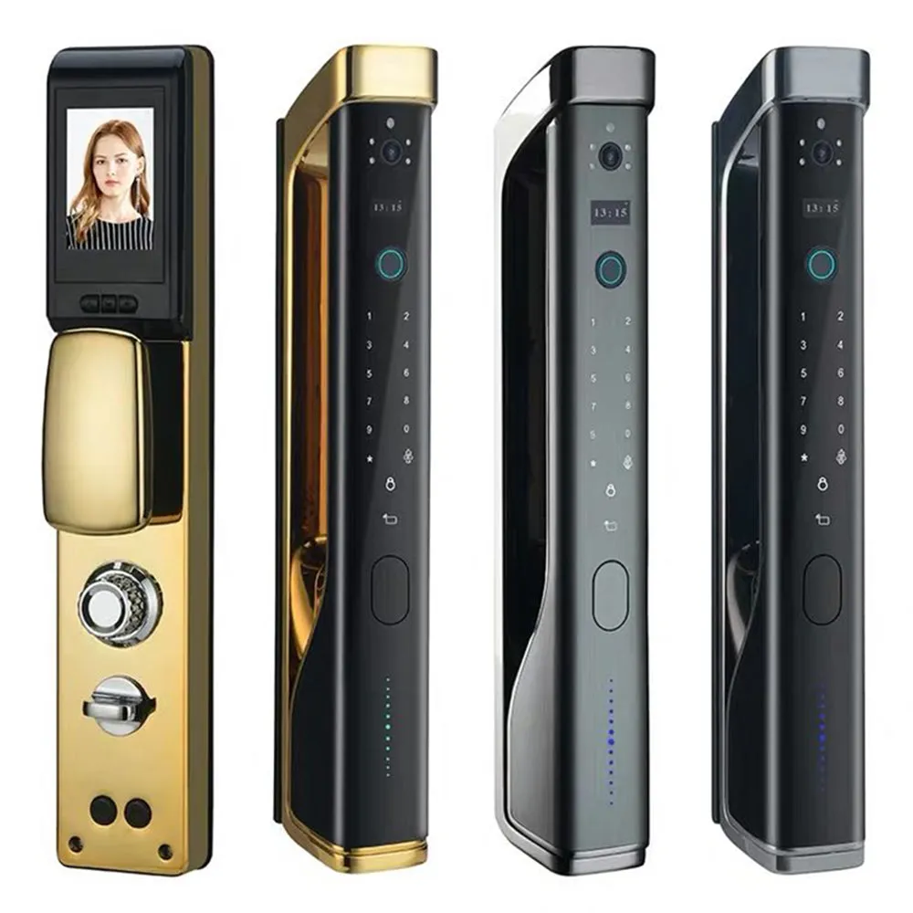 HI TOWER | Smart Lock With High Quality Camera, Remote APP Unlock, Electronic Fingerprint, Digital Card, Key & Passcode .