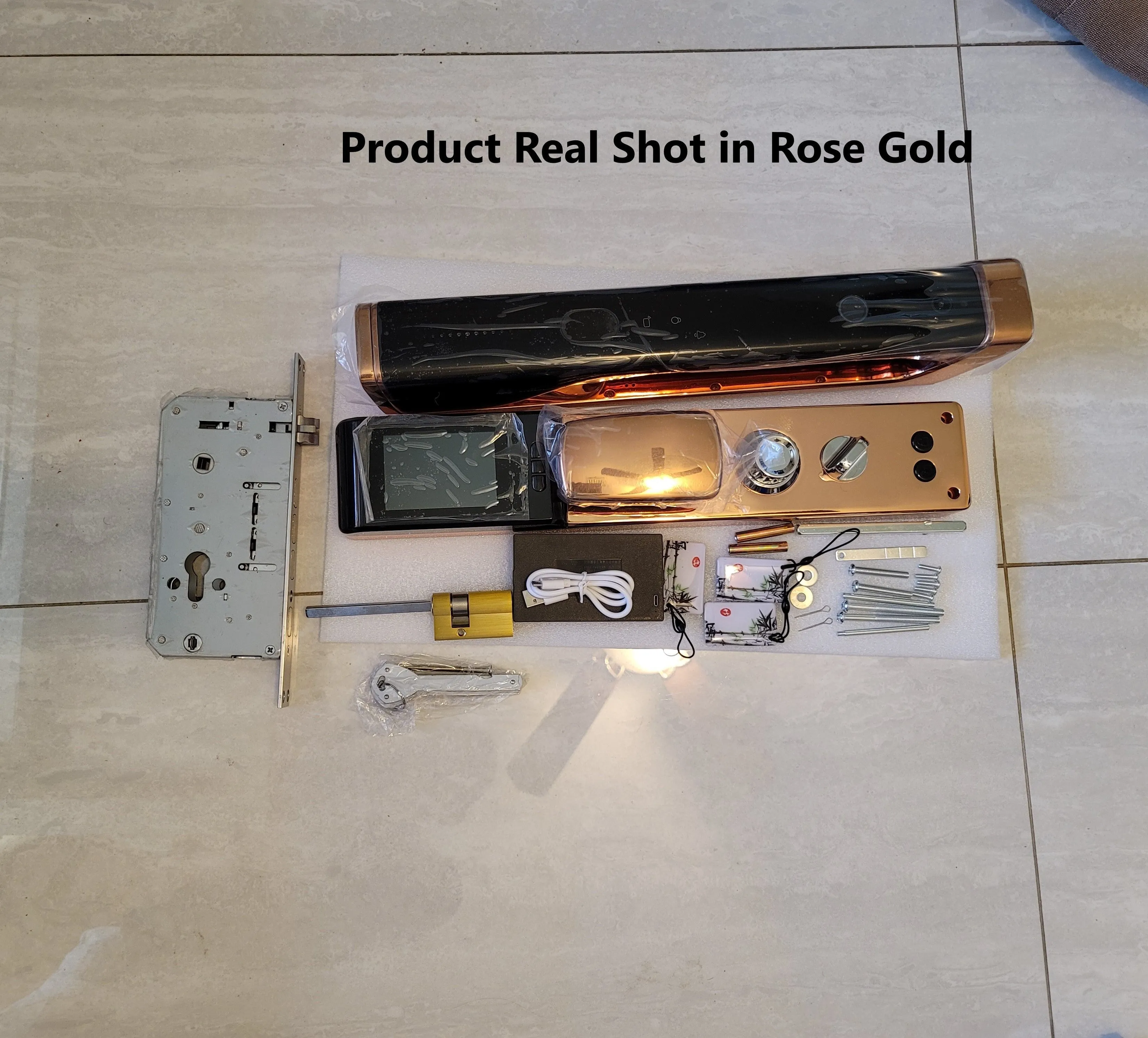 HI TOWER | Smart Lock With High Quality Camera, Remote APP Unlock, Electronic Fingerprint, Digital Card, Key & Passcode .