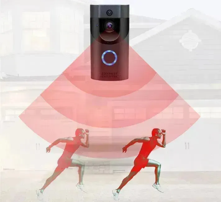 Home alarm smart wifi video doorbell wireless video intercom doorbell mobile phone remote video sea H1 program