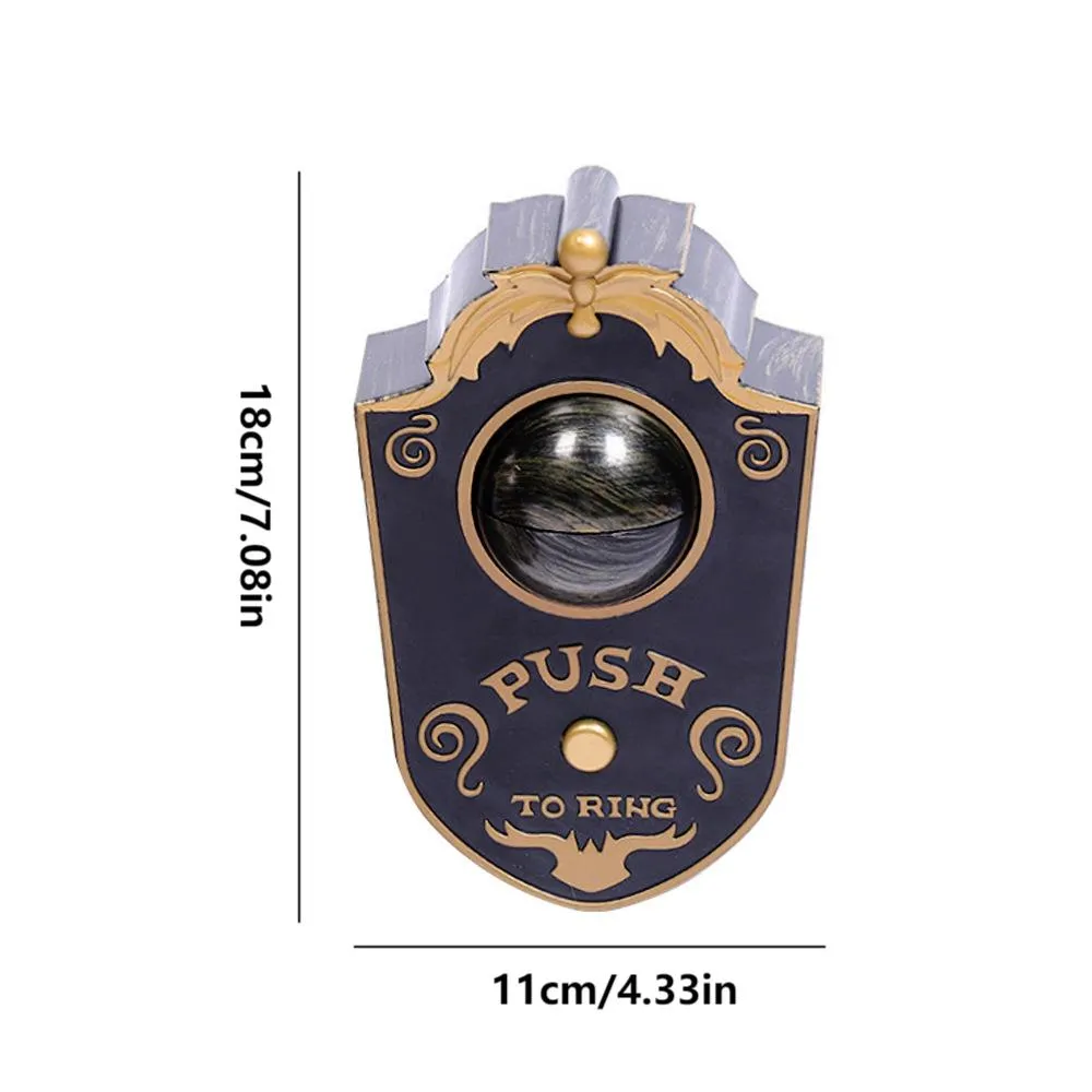 🎃Hot Sale-Halloween Big Eye Spider Doorbell with Spooky Sounds