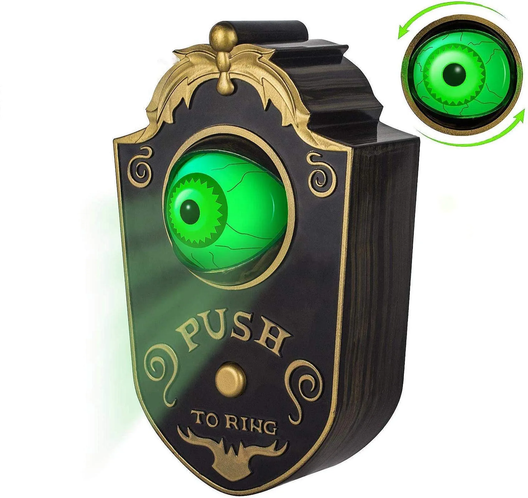 🎃Hot Sale-Halloween Big Eye Spider Doorbell with Spooky Sounds