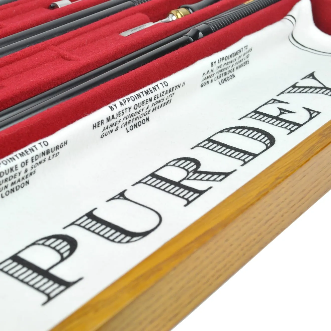 James Purdey Oak Open Tool Display Unit With Fittings Multi