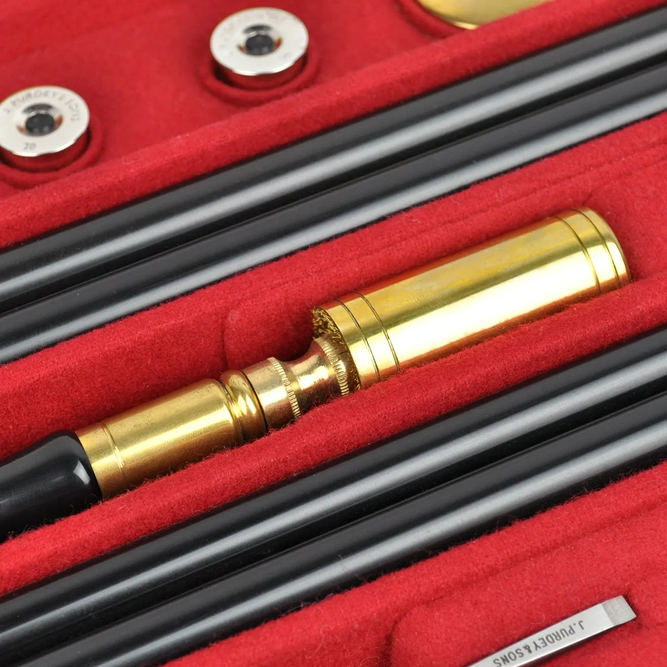 James Purdey Oak Open Tool Display Unit With Fittings Multi