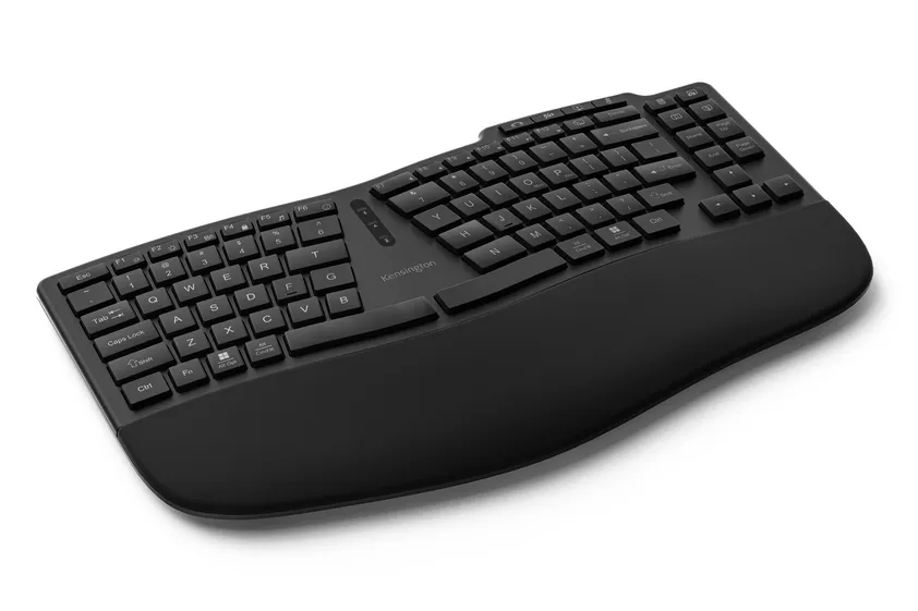 Kensington Pro Fit Ergo KB675 EQ Rechargeable Keyboard, Black