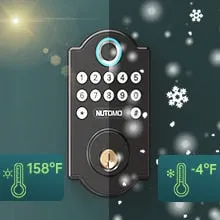 Keyless Entry Fingerprint Door Lock Front Deadbolt
