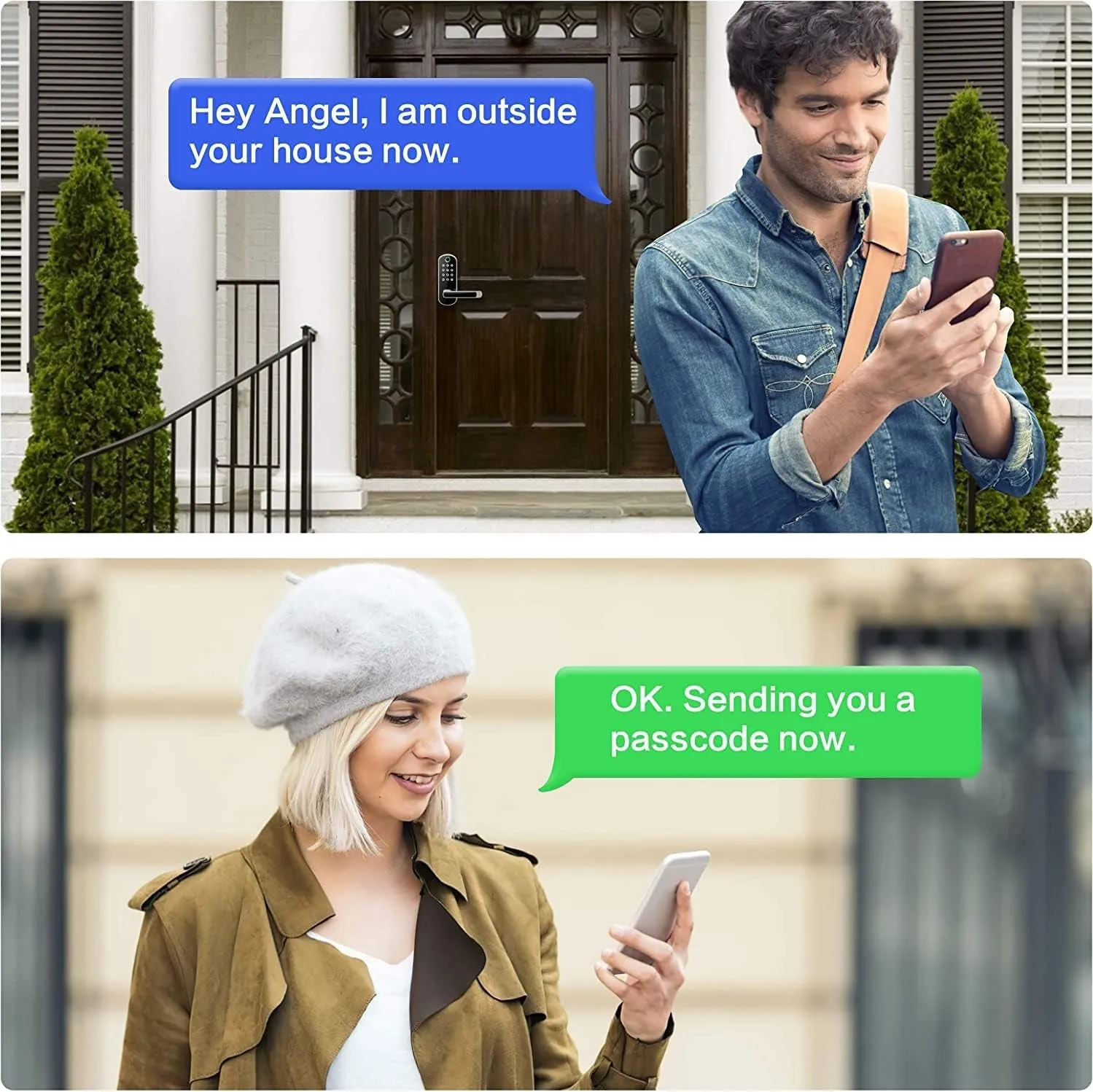 Keyless-Entry Fingerprint Smart Door Lock: Digital Electronic Lock with Code, Electric Door Knob, Fingerprint Door Handle Lock, Deadbolt Alternatives.