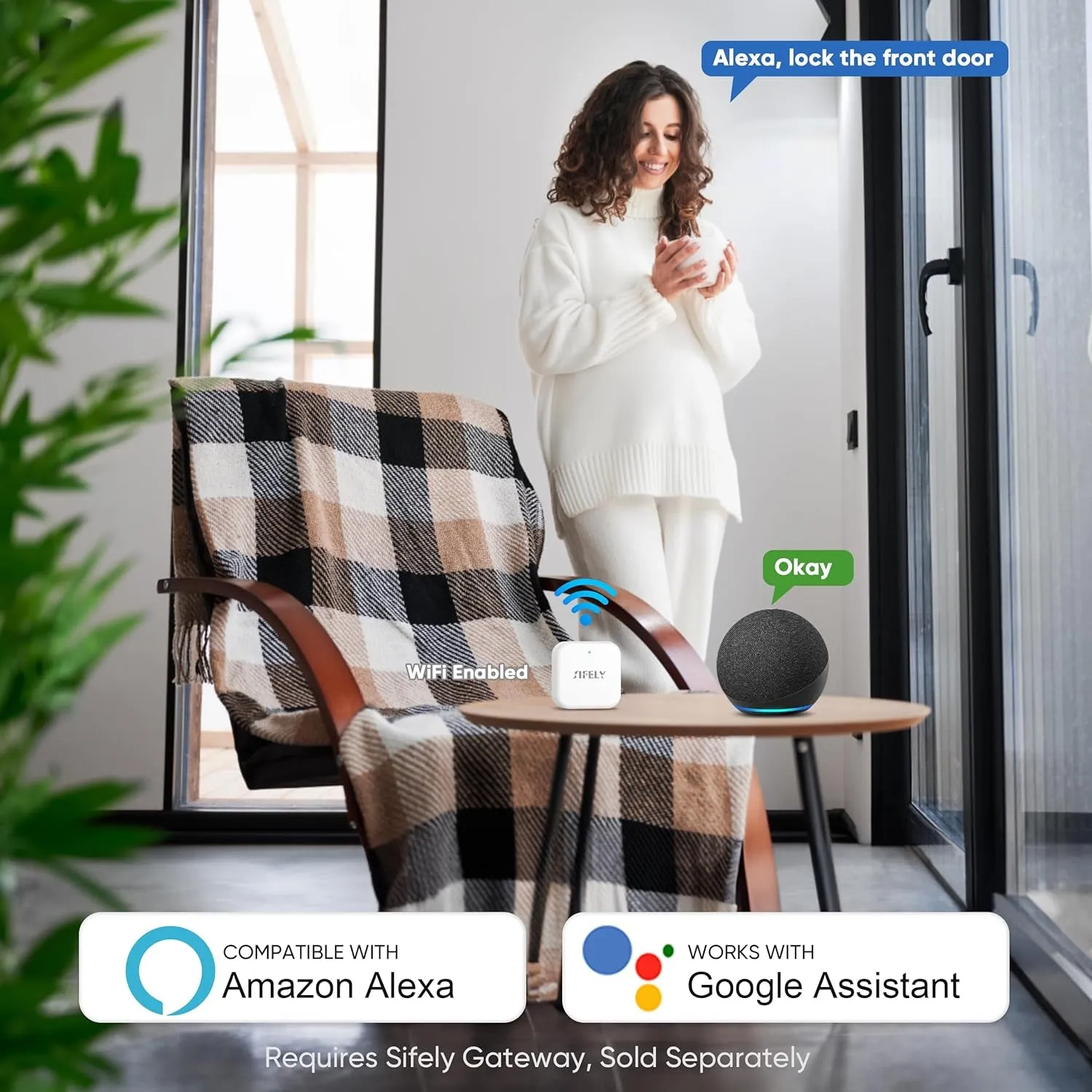 Keyless-Entry Fingerprint Smart Door Lock: Digital Electronic Lock with Code, Electric Door Knob, Fingerprint Door Handle Lock, Deadbolt Alternatives.