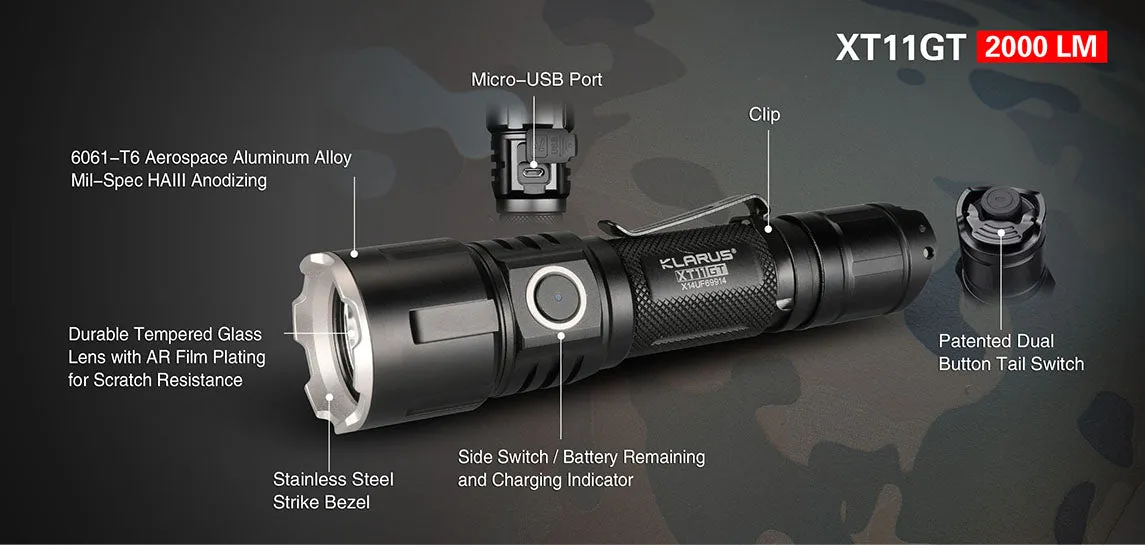 Klarus XT11GT 2000 Lumens