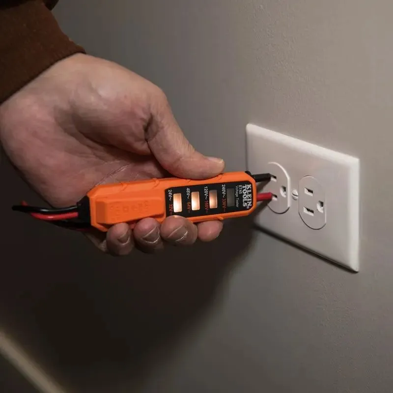Klein Tools ET45 Pocket AC / DC Voltage Tester, No Batteries Needed